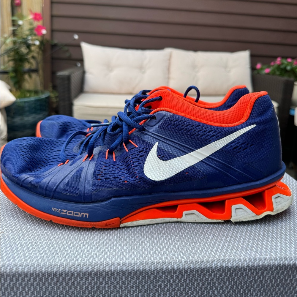 Nike Mens Zoom Reax Lightspeed 807194-401 Blue Running Shoes Sneakers Size 9.5